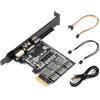 Waveshare Luck-fox PicoKVM Ext Expansion Board, Compatible With PCIe x1 / x4 / x8 / x16 Slots, Adapting Motherboard USB Ports, Works With Luck-fox PicoKVM For Remote Power Management