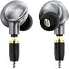 Yinyoo KBear Ormosia Wired IEM Earbuds Aurbuds Aurnoschi auricolari che annulla le cuffie per gli auricolari con driver MMCX Wire 1BD 1DD senza microfono per PC per musicisti (grigio)