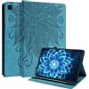 CXTCASE Custodia per Samsung Galaxy Tab S6 Lite 10,4 pollici 2024/2022/2020 (SM-P620/P625/P610/P613/P615/P619), ultrasottile, con funzione di supporto, in pelle PU, blu mare