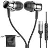 BENEWY Cuffie USB C per Samsung S25 S24 S23 FE S22 Ultra A16 A55 A54 Auricolari cablati Magnetici di tipo C Auricolare con microfono Controllo del volume Stereo Cancellazione del rumore per iPhone 16 15 Pro