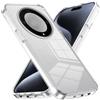 Jiajihua Compatibile con Honor X9a 5G RMO-NX1 Custodia trasparente 2 in 1 [TPU+PC] Cover White