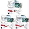 db-tronic Raspberry Pi 4 1 GB Starter Kit | Edizione da 64 GB | Alimentatore da 15 W | Alloggiamento | Cavo Micro HDMI 4K | Dissipatori | ideale per Home Assistant e la smart home (Confezione da 3)