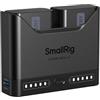 SMALLRIG NP-FW50 Set di Batterie per Sony, Doppio Slot da 11W - 5488 | con Batterie da 1030mAh, Completamente per Sony A6000 A6100 A6300 A6400 ZV-E10 A7 A7S A7R A7SII