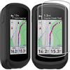 Msiall Custodia nero protettiva compatibile con Garmin Edge explore 2 - Custodia protettiva per custodia per bicicletta GPS in silicone+[2 pezzi] Durezza 9H Pellicola Protettiva