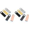Wooolken 5 Pezzi Chiavette USB 3.0 64GB,WOOOLKEN Pen Drive Metallo Impermeabile (Confezione da 2)