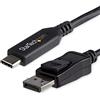 StarTech Cavo USB-C a DisplayPort 1.4 da 1,8m, 8K 60Hz, HDR (CDP2DP146B) | Adattatore Video USB-C, Supporta DSC, Compatibile Thunderbolt 3