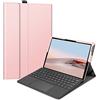 FINTIE Custodia per Microsoft Surface Go 4/3/2/1 10 Pollici Tablet | (2023/(2021/2020/2018) - [Multi-angli] Cover Protettivo Case, Compatibile con Tastiera Type Cover, Oro Rose