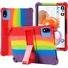 YHFZR Custodia Cover per DOOGEE U9 Tablet, Ultra Leggero Protettiva Cover in Silicone con Supporto per Bambini per DOOGEE U9 Tablet 10 Pollici, Colorato