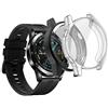 sciuU Cover Protettiva compatibile con Huawei GT 2 (46mm, uscita 2019), [Set di 2]Custodia con Protezione di Schermo in TPU, Morbida Copertura per Smartwatch Huawei GT 2a Gen. - Nero + Chiaro