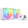 NZXT Kraken Elite 280 RGB - RL-KR28E-W1-280mm AIO CPU Liquid Cooler - Customizable 2.36 LCD Display for GIFs, Images, Performance Metrics - 2 x F140 RGB Core Fans - White