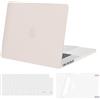 MOSISO Custodia Compatibile con MacBook Pro 16 Cover M5 M4 M3 M2 M1 2026 | Case&Copritastiera&Pellicola per MacBook Pro 16,2 pollici 2025-2021 A3429 A3428 A3403 A3186 A2991 A2780 A2485, Roccia Grigia