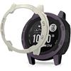 SeNool Custodia Compatibile con Garmin Instinct 2S, PC Cover Rigida [Durezza 9H] [Anti-Graffi] [Impermeabile] [Ultra Sottile] [Facile da Installare] Case per Garmin Instinct 2s - Bianco