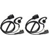 HYSHIKRA Cuffie Walkie Talkie, Auricolare compatibile con Midland G6 G7 / PRO G9 / PRO G12 GXT250 GXT550 GXT650 LXT80 (1, Forma a G) (Confezione da 2)