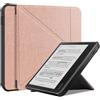 Kepuch Custer Cover per Kobo Libra Colour 2024/ Libra 2 2021,Tolino Vision Colour,PU-Pelle Case Custodia - Rosso Oro