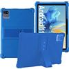YHFZR Custodia Cover per OUZRS Tab-M1 10 Pollice, Ultra Leggero Protettiva Cover in Silicone con Supporto per Bambini per OUZRS Tab-M1 10 Pollice, Blu