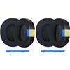MMOBIEL Cuscinetti Auricolari di Ricambio per SteelSeries Arctis 1/3 / 5/7 / 9 / Pro e Prime Wireless Gaming Cuffie etc. di MMOBIEL - Cuscinetti Gel Raffreddante - Nero (Confezione da 2)
