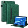 Auslbin Custodia per Lenovo Tab M10 FHD Plus 10.3 Pollice TB-X606X/X606F | Cuoio Premium PU Cover per Tablet con funzione di supporto e Slot per schede,Auto Sveglia/Sonno,Verde
