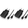PHONILLICO Caricatore 25W + Cavo compatibile con Samsung S25 Edge/S25/S24/S23/S22/S21/A26/M55 5G/F16/A71/A72/A80/A73 5G/A25/A54/A53/A34/A14/Zfold 6-5-4-3/Zflip 6-5-4-3/Note 20 Ultra (Confezione da 2)