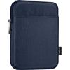 TiMOVO Custodia per E-Reader Book 6-7 Pollici, Grigio-Blu | Custodia Protettiva per Paperwhite/Colorsoft Signature Edition/Oasis & Dispositivi Kobo, Borsa da Trasporto Morbida