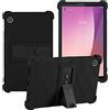 YHFZR Custodia Cover per Lenovo Tab M8 4th Gen 8, Ultra Leggero Protettiva Cover in Silicone con Supporto per Bambini per Lenovo Tab M8 4th Gen 8 TB-300FU, Nero