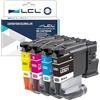 LCL LC521 Cartucce d'inchiostro LC521VAL LC521 | Compatibile per Brother DCP-J1260DW DCP-J1310DW DCP-J1313DW DCP-J1360DW DCP-J1460DW LC521BK LC521C LC521M LC521Y(KCMY)