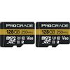 ProGrade Digital Scheda microSD V60 (128 GB), testata per dispositivi di schede SD di dimensioni intere, fino a 250 MB/s in lettura, 130 MB/s in scrittura di ProGrade Digital (Confezione da 2)