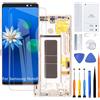 H&LYCYJ Display Schermo per Samsung Note8 TFT dorato con cornice | Senza impronte digitali,Wear toolkit，TFT LCD，Display HD，Sostituire lo schermo，Per i modelli:N950F N950U N9500 N950U1