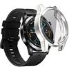 sciuU Cover Protettiva compatibile con Huawei GT 2 (46mm, uscita 2019), Custodia con Protezione di Schermo in TPU Flessibile, Morbida Copertura Cornice Resistente per Smartwatch Huawei GT 2 - Argento