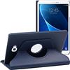 ebestStar - Cover per Samsung Galaxy Tab A6 A 10.1 (2018, 2016) T580 T585, Custodia Protezione Rotazione 360, Pelle PU, Blu scuro