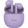 SKJN POP - Auricolari Bluetooth 5.3, Dual Sound Mode, Microfoni HD (Lilla Aster)