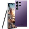 Maustron G24 Ultra Sbloccato Smartphone 8GB + 256GB, 5G Cellulare Android Dual SIM con penna, batteria 7000mAh, display HD 7.3, riconoscimento facciale, blocco delle impronte digitali, GPS - Oro champagne