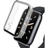 SeNool Custodia Compatibile con Xiaomi Mi Band 7 Pro, PC Cover Rigida con Vetro Temperato Protezione di Schermo, [Durezza 9H] Case per Xiaomi Smart Band 7 Pro - Trasparente