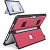 SSS·GRGB Custodia adatta per Microsoft Surface Pro 11/Surface Pro 10/Surface Pro 9/Surface Pro 8 13, con copertura stent, cinghia da polso, custodia robusta all-in-one compatibile con tastiere con