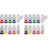 KOOTION Chiavetta USB 16GB, 10 Pezzi USB 2.0 Pendrive 16GB Piccolo e Leggero Pennetta Usb Set con Coperchio in Metallo Girevole a 360° Penna 16G Para Ordenador/TV/Coche/Player, ect (Confezione da 2)
