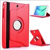 CASEGUARD Custodia in pelle con rotazione a 360° per Samsung Galaxy Tab S3 9.7 T820 / T825 / T829 (rosso)