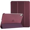 ProCase Cover iPad A16 11 Generazione 11 Pollici 2025/iPad 10 Generazione 10,9 Pollici 2022, Custodia A3354 A3355 A3356 A2696 A2757 A2777 Case Auto Sveglia/Sonno -Vino