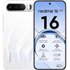 realme 16 5G Smartphone 8GB + 256GB, 6550mAh e 45W, 50MP LumaColor, Bianco | Telefono Cellulare da 6,57 120Hz AMOLED Display da 4200nits, Cellulari con Specchio Selfie, IP66/68/69/69K, NFC