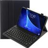 leleyo Custodia tastiera per Samsung Galaxy Tab A 10,1 (T580/T585),nero | cover con tastiera magnetica wireless rimovibile stand QWERTY