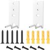 SagaSave 1 paio di staffe per montaggio a parete, per altoparlanti surround, di ricambio, compatibili con altoparlanti Bose Surround 700 e Lifestyle 650 Home Entertainment, bianco