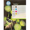 Vertrieb durch siegshop Set di 4 cartucce originali HP 912 per HP Officejet Pro 8010, 8012, 8014, 8015, 8020, 8022, 8023, 8024, 8025