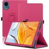 Envibe Custodia per Teclast T70 14 Pollici, Cover Tablet Teclast T70, Copertura Protettiva Pieghevole con Supporto per Matita e Cinturino da Polso, Protezione Completa. (Rosso)