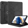 Succtopy Cover Compatibile con Samsung Galaxy Tab A8 10.5 2021 SM-X200/X205/X207 360 Gradi di Rotazione Girevole Case Protettiva con Porta Penna Custodia Galaxy Tab A8 10.5 2021 - Nero