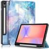 Derwere Custodia per Samsung Galaxy Tab S10 Lite Cover con Portapenne Silicone Antiurto Cover Tablet per Samsung Tab S10 Fe 5G 10.9 Pollici,SCY