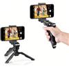 Generic Mini treppiede per telefono, treppiede per registrazione video, mini treppiede regolabile per smartphone, supporto portatile per registrazione video, streaming live, fotografia e vlogging