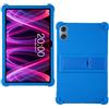 AKNICI Custodia Silicone per TECLAST T60Plus Tablet 12 Pollici, Protettiva Cover con Supporto Integrato per TECLAST T60Plus Tablet 12 Pollici, Blu