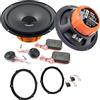 EvoTuning Kit Casse Altoparlanti per Peugeot 2008 Anteriori o Posteriori compatibile con Hertz Dsk 165.3 Set 2 Woofer 2 Tweeter 2 Crossover 1Cp Anelli 1 Cp Connettori (No Plug and Play)