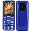 Tosuny Cellulare 2G, cellulare sbloccato per anziani con tasti grandi, batteria a lunga durata da 6800 mAh e doppio slot SIM, facile da usare, torcia elettrica e radio FM (Spina europea)