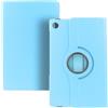 REY Custodia in Similpelle Girevole a 360° per SAMSUNG GALAXY TAB A 10.1 2019 (T510 - T515), Custodia Protettiva, Azzurro