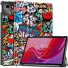 XITODA Custodia Cover per Lenovo Tab M11 (TB330FU/TB330XU) 2024 11 pollici - PU Pelle Flip Cover mit Stand & con Il Sonno/Sveglia la Funzione,Graffiti