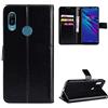 QiongniAN Cover per Huawei Y6 2019 ,Cover per Huawei Y6s 2019 JAT-LX1 JAT-L21 JAT-LX3 JAT-L23 JAT-L41 / Honor Y6s JAT-L29 / Y6 Prime 2019 / Honor 8A JAT-LX9 Custodia Portafoglio in pelle Flip Case Black